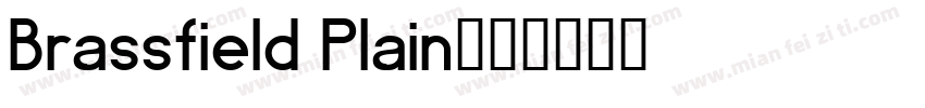 Brassfield Plain字体转换